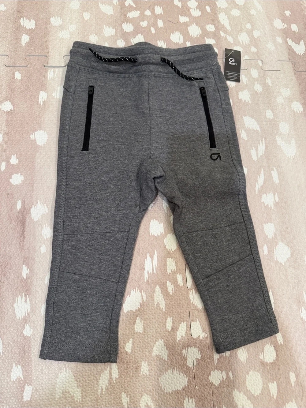 BabyGap GapFit Tech Jogger Pants 12-18M Gray NWT